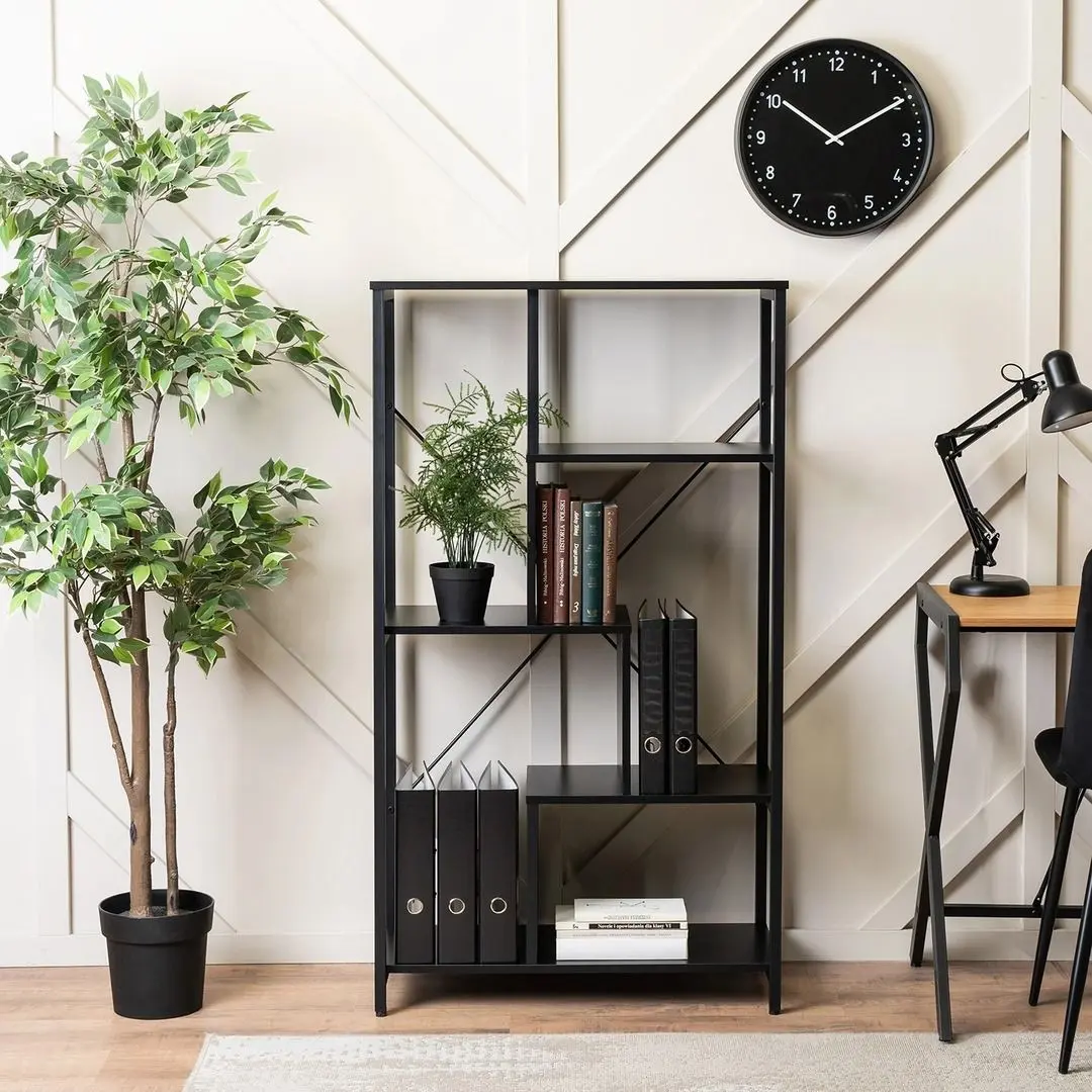 Стеллаж Mebel Elite Tim (Black) - 9