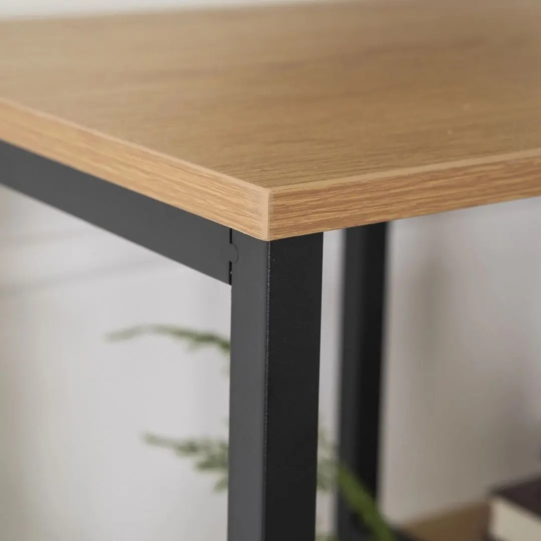 Стеллаж Mebel Elite Tim (Craft Oak Golden/Black) - 8