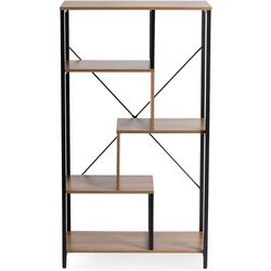 Etajera Mebel Elite Tim (Walnut/Black) Thumb