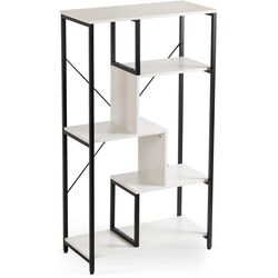 Стеллаж Mebel Elite Tim (White/Black) Thumb