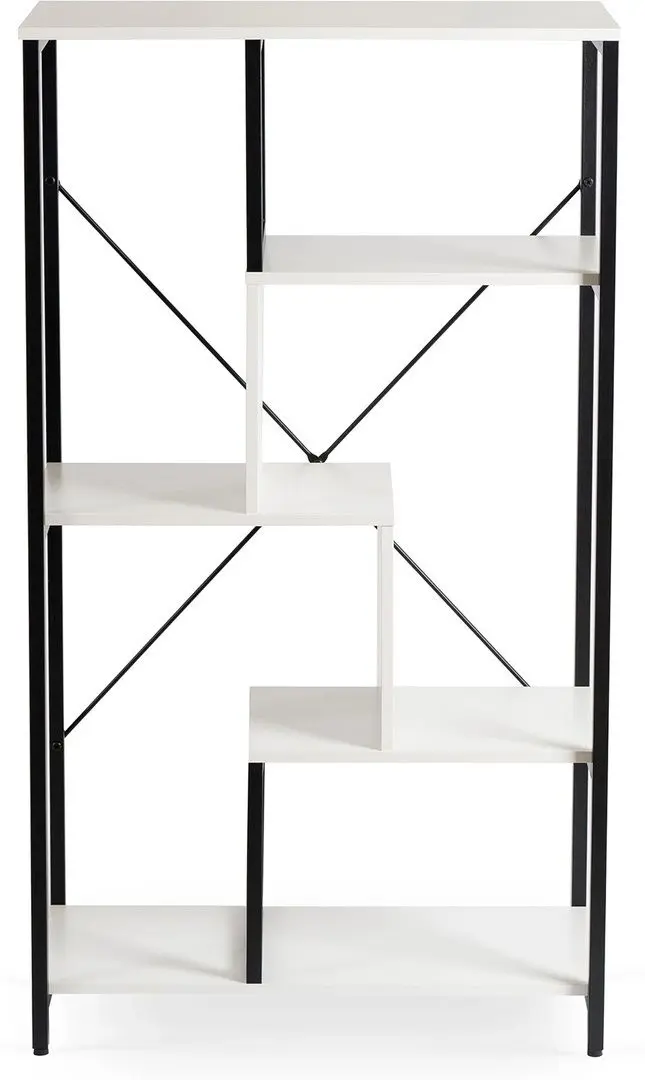 Стеллаж Mebel Elite Tim (White/Black) - 4