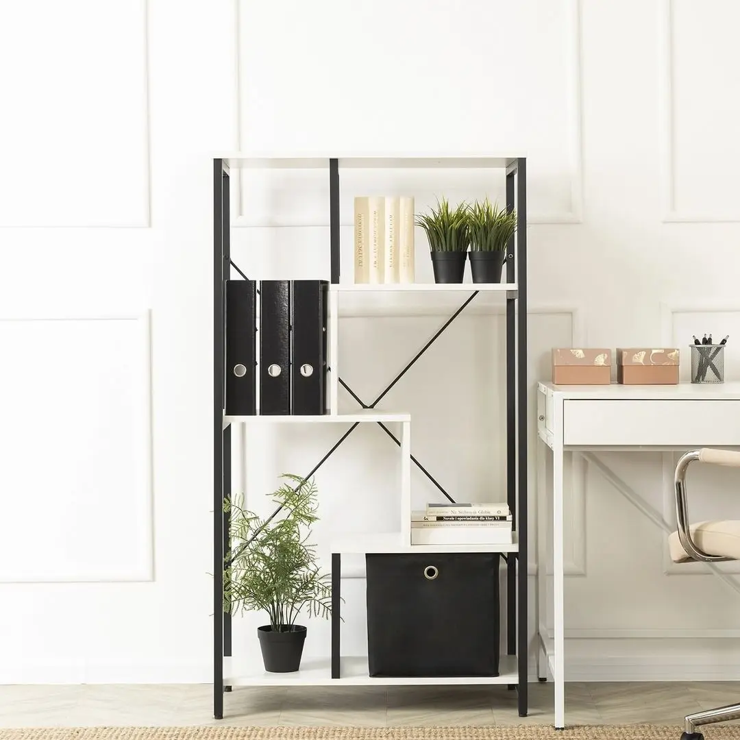 Стеллаж Mebel Elite Tim (White/Black) - 5