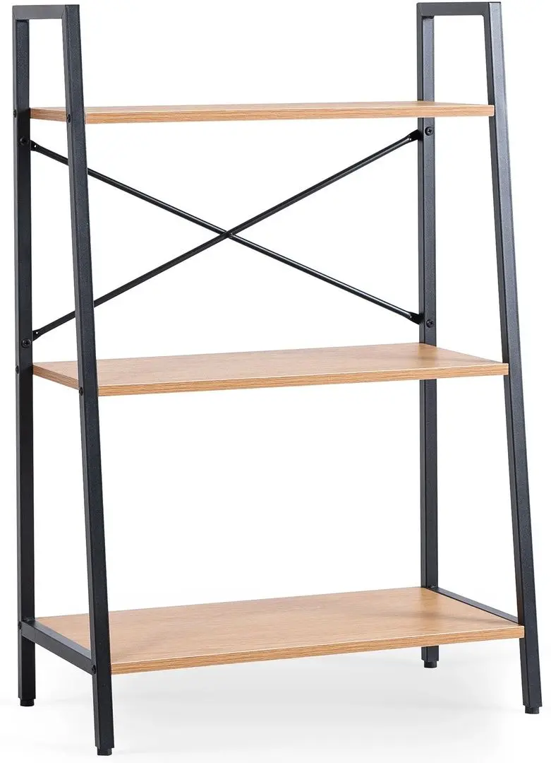 Стеллаж Mebel Elite Vior (Craft Oak Golden/Black) - 3