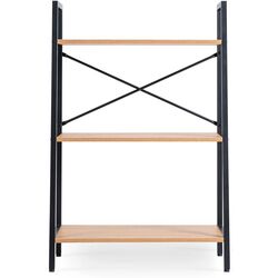 Стеллаж Mebel Elite Vior (Craft Oak Golden/Black) Thumb