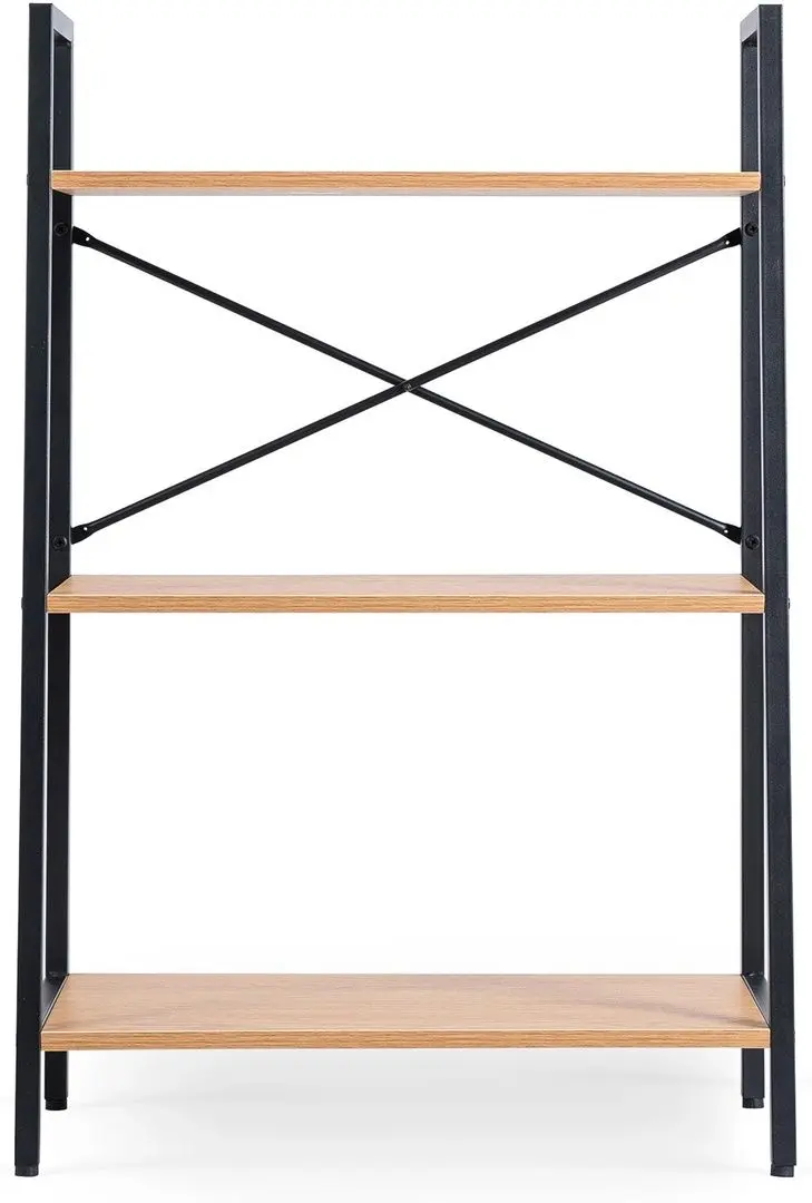 Стеллаж Mebel Elite Vior (Craft Oak Golden/Black) - 4