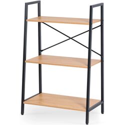 Стеллаж Mebel Elite Vior (Craft Oak Golden/Black) Thumb