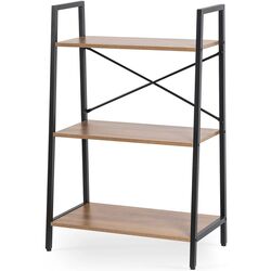 Стеллаж Mebel Elite Vior (Walnut/Black) Thumb