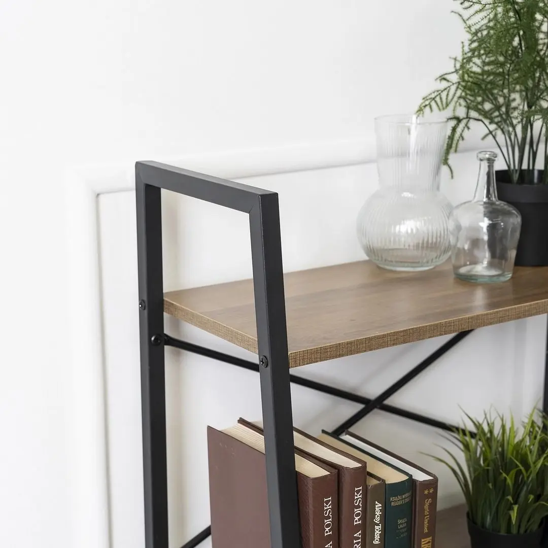 Стеллаж Mebel Elite Vior (Walnut/Black) - 7