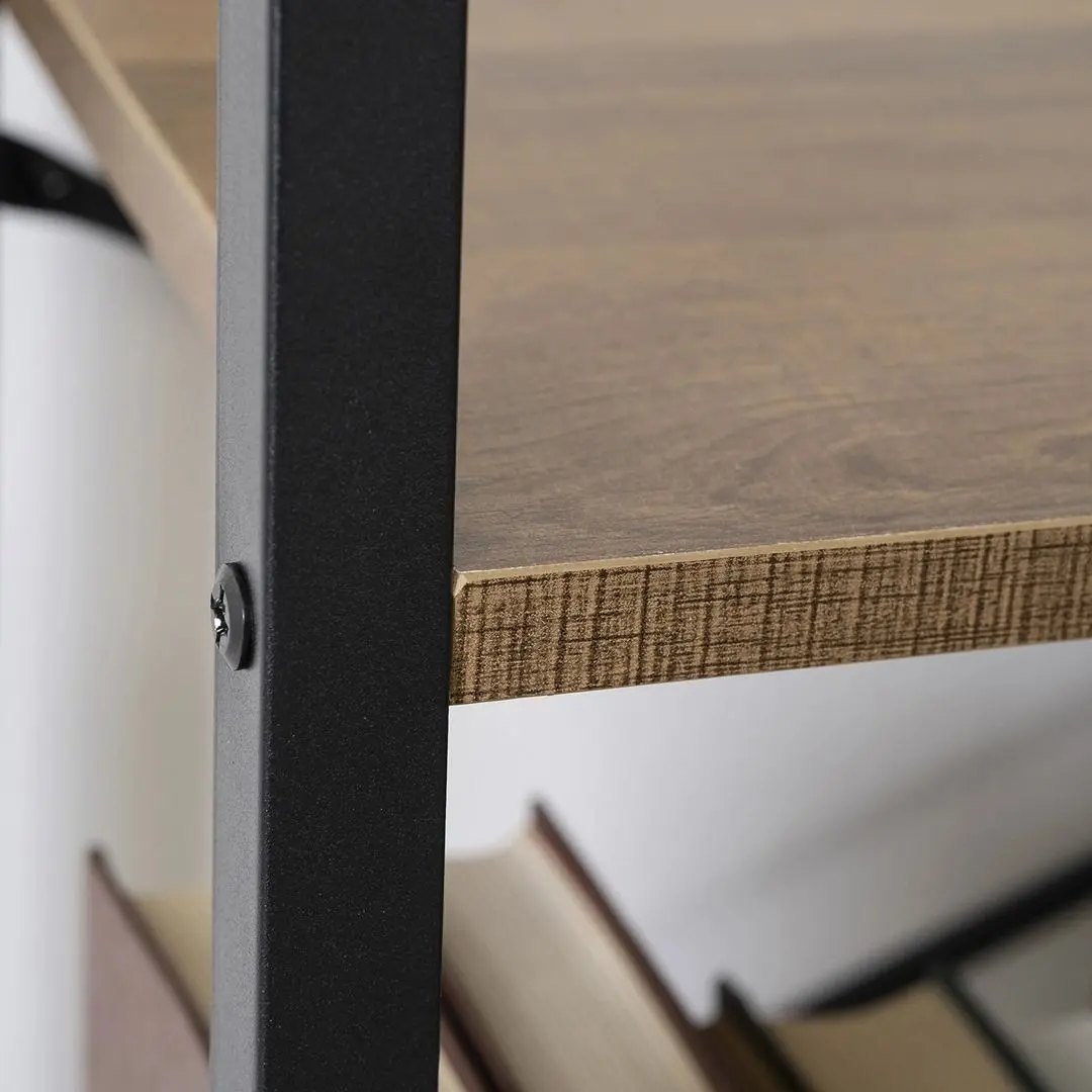 Стеллаж Mebel Elite Vior (Walnut/Black) - 9