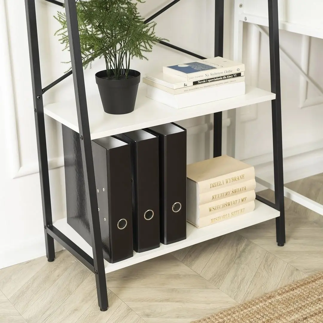 Стеллаж Mebel Elite Vior (White/Black) - 7