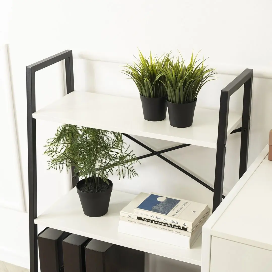 Стеллаж Mebel Elite Vior (White/Black) - 8