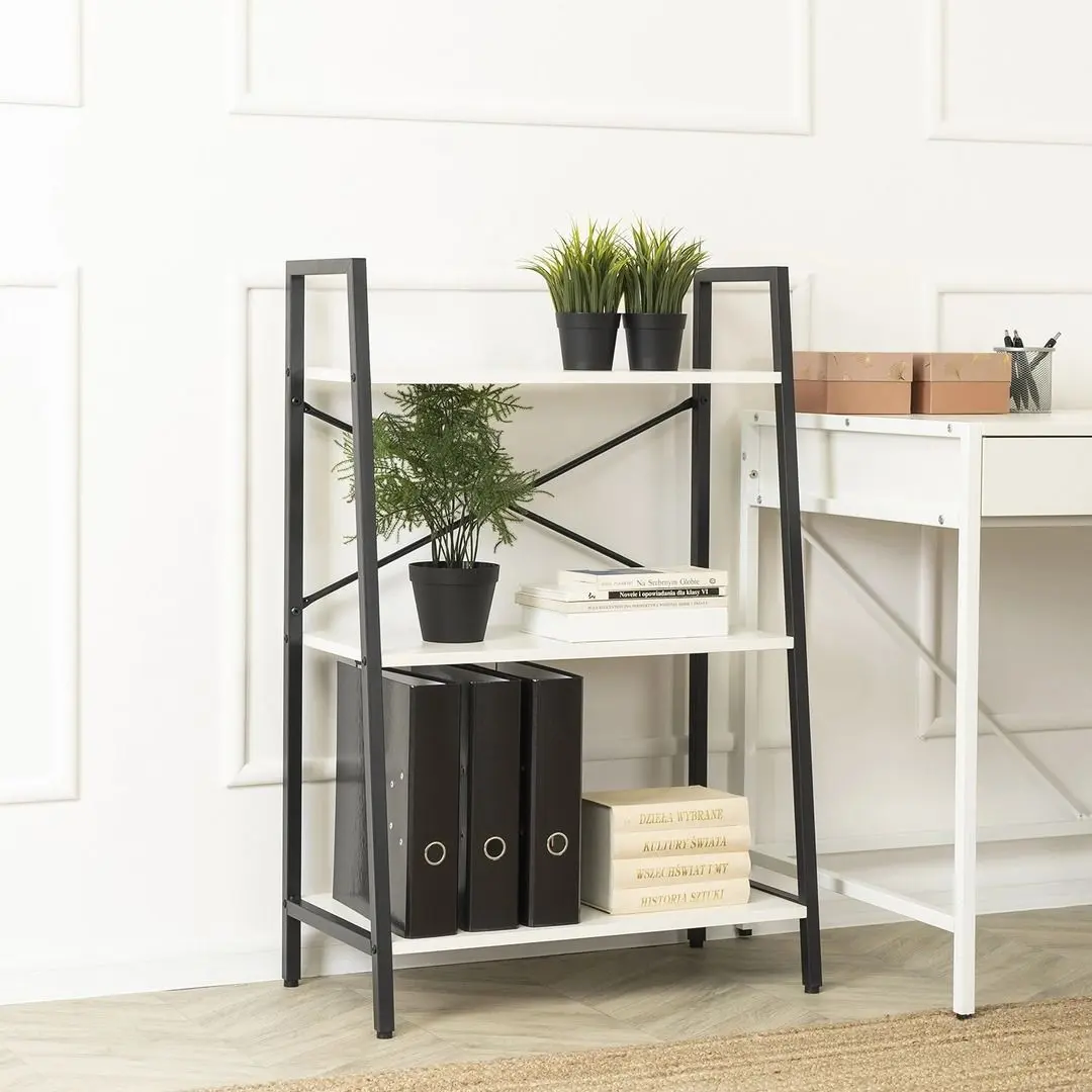 Стеллаж Mebel Elite Vior (White/Black)