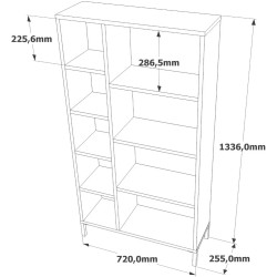 Etajera Mirage Design Royal RL3-AA (Pine/Anthracite) Thumb