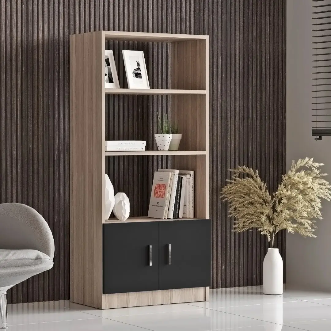 Etajera Mirage Design Vario VO4-OB (Oak/Larex Black)