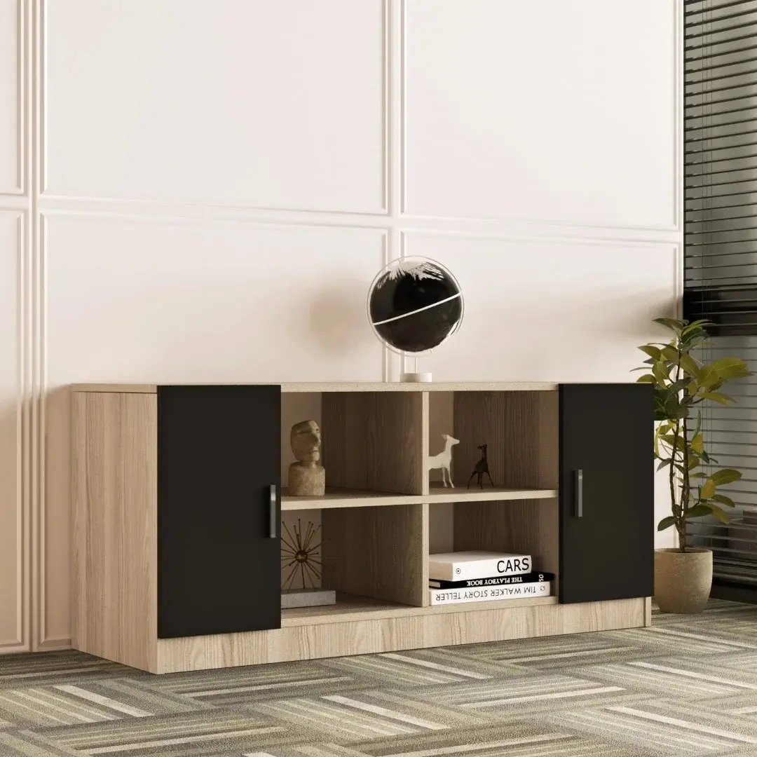 Etajera Mirage Design Vario VO6-OB (Oak/Larex Black)