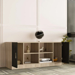 Etajera Mirage Design Vario VO6-OB (Oak/Larex Black) Thumb