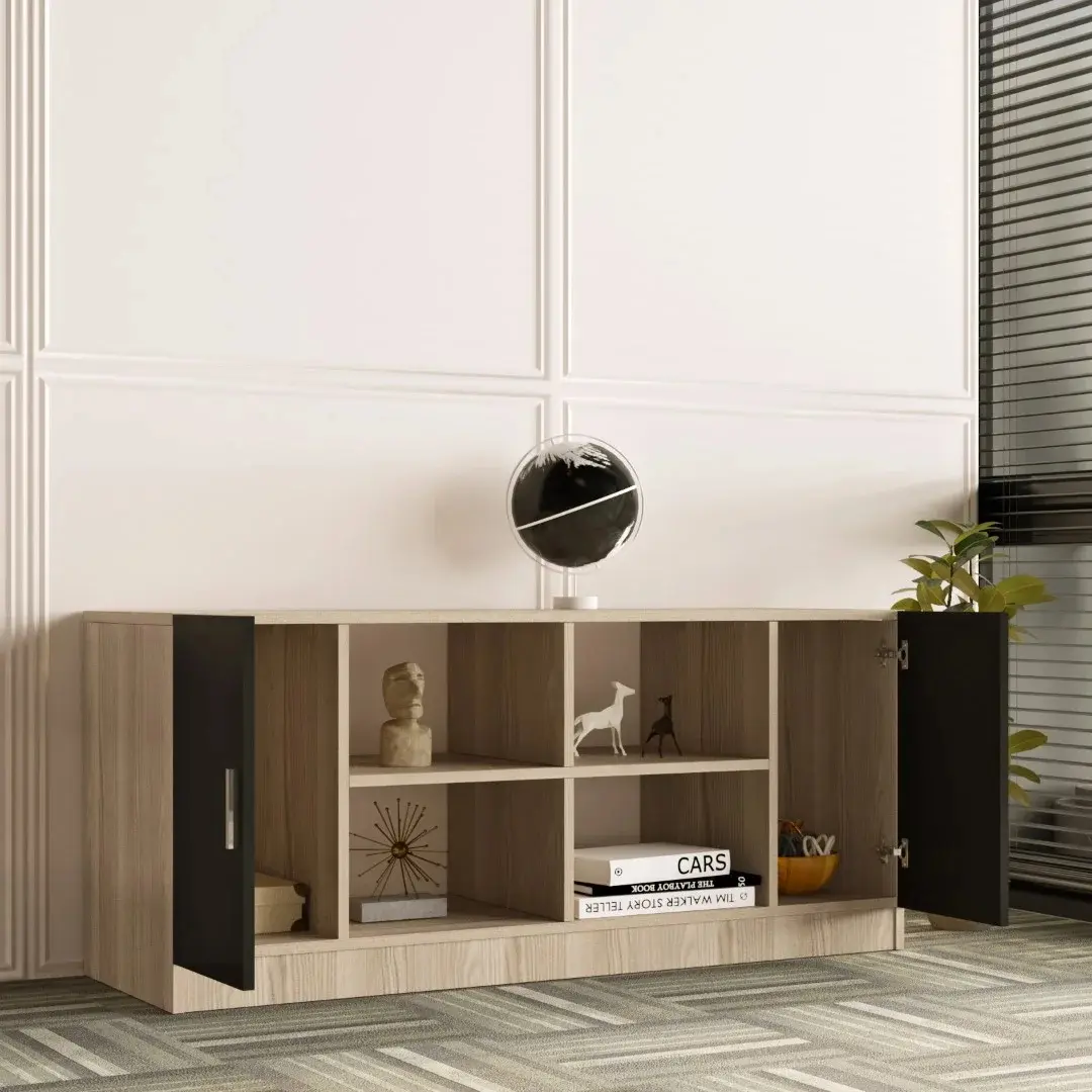 Etajera Mirage Design Vario VO6-OB (Oak/Larex Black)