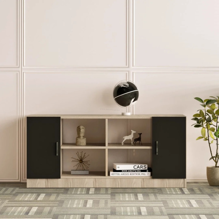 Стеллаж Mirage Design Vario VO6-OB (Oak/Larex Black)