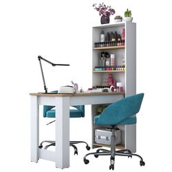 Etajera Mirage Meble BJ113 S (Walnut/White) Thumb