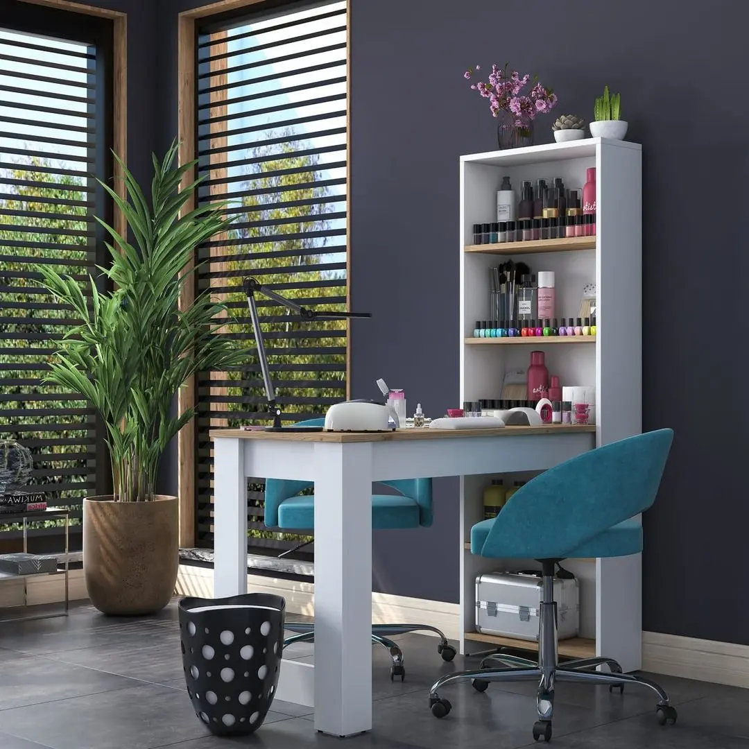 Etajera Mirage Meble BJ113 S (Walnut/White)