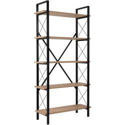 Etajera Mirage Meble Elysian (Oak/Black) Thumb