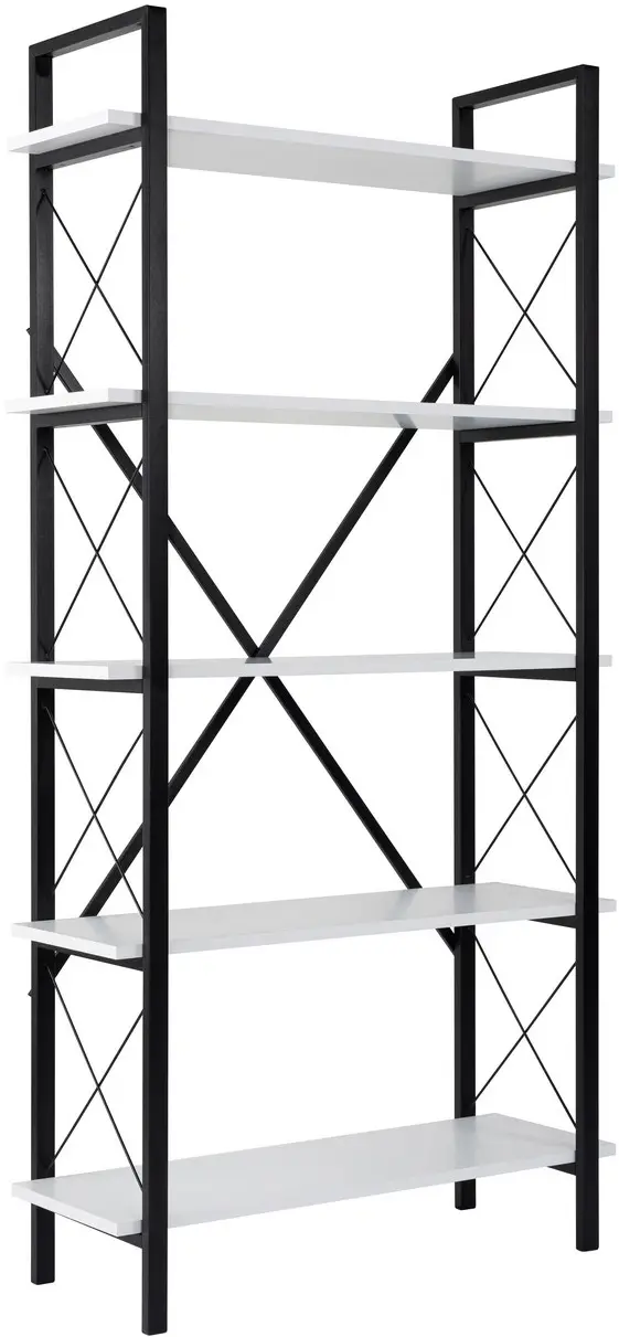 Etajera Mirage Meble Elysian (White/Black)