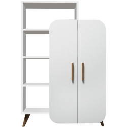 Etajera Mirage Meble Form 90х132х32 (White) Thumb