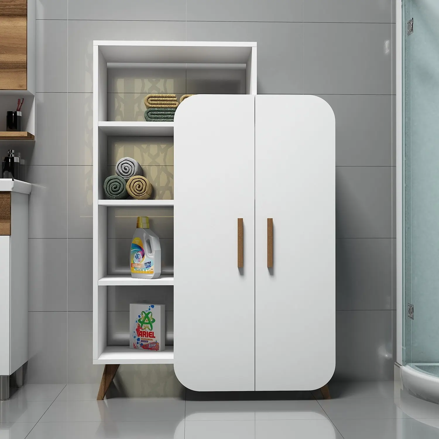 Etajera Mirage Meble Form 90х132х32 (White)