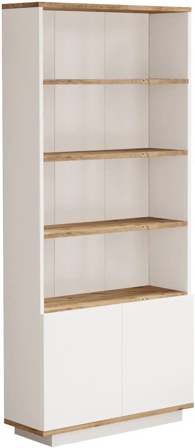 Etajera Mirage Meble FR16-Aw (White/Atlantic Pine)