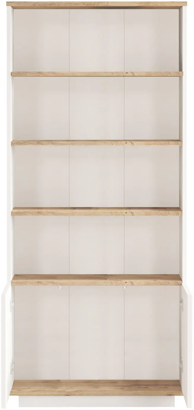 Etajera Mirage Meble FR16-Aw (White/Atlantic Pine)