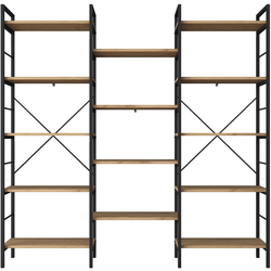 Etajera Mirage Meble HC107 (Walnut/Black) Thumb