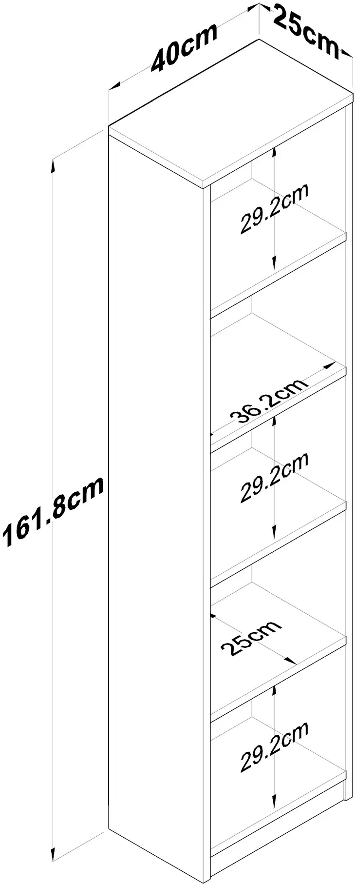 Стеллаж Mirage Meble HC111 (Anthracite)