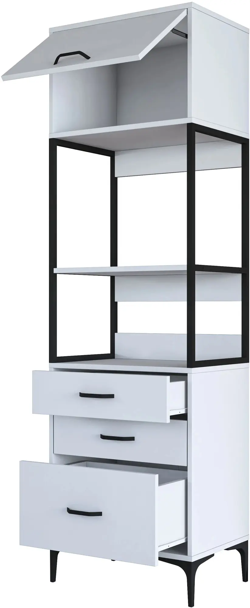 Стеллаж Mirage Meble JE135 (White)