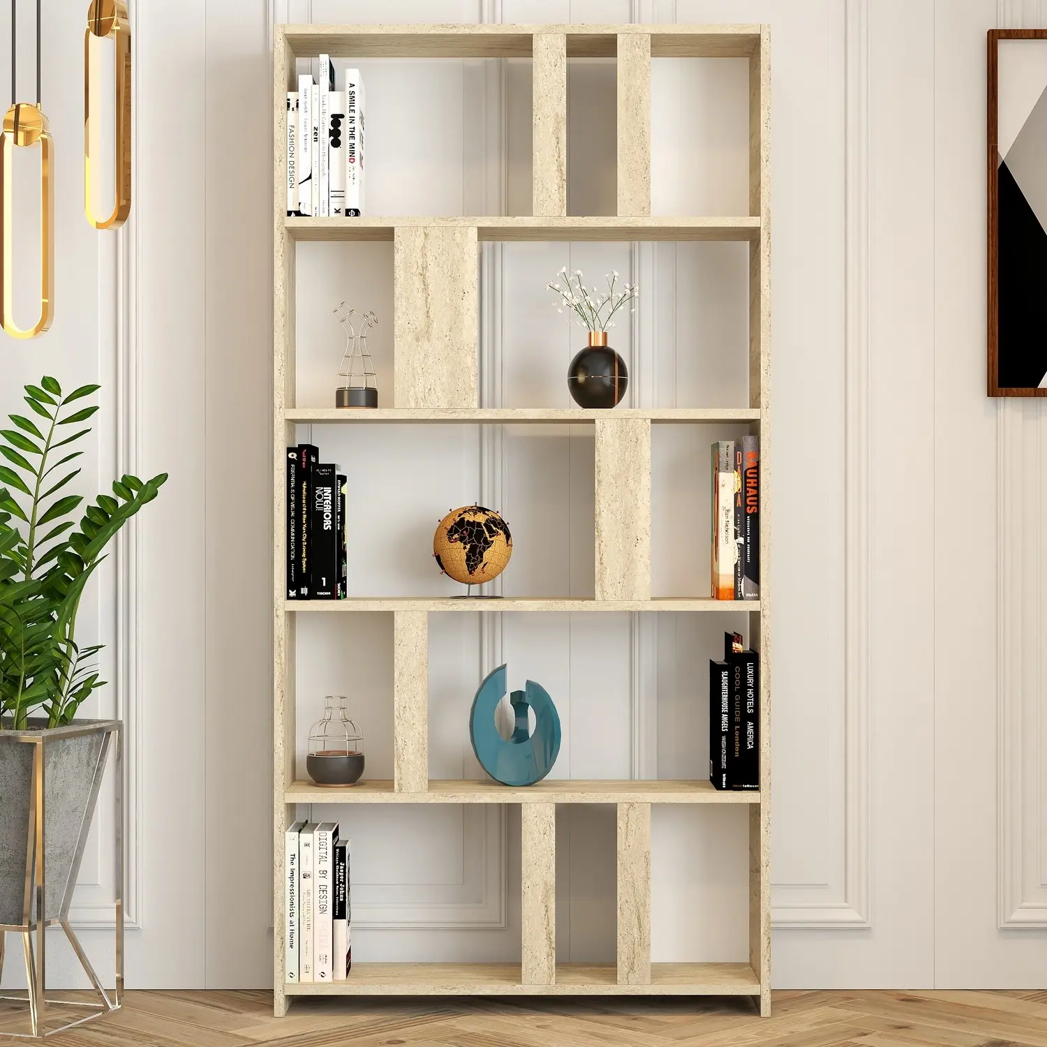 Etajera Mirage Meble Lima (Travertine)