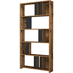 Etajera Mirage Meble Lima (Walnut/Anthracite) Thumb