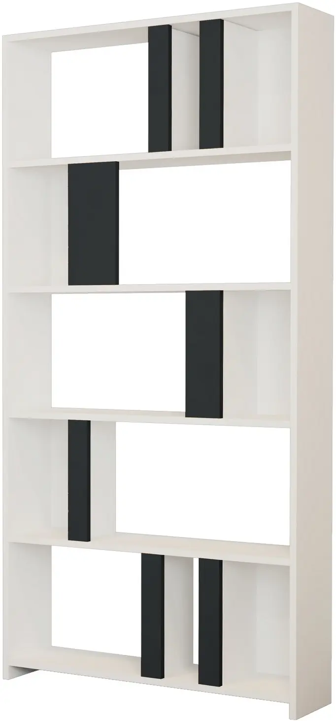 Etajera Mirage Meble Lima (White/Anthracite)