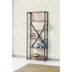 Etajera Mobiland Stil 80 (Brown/Black)