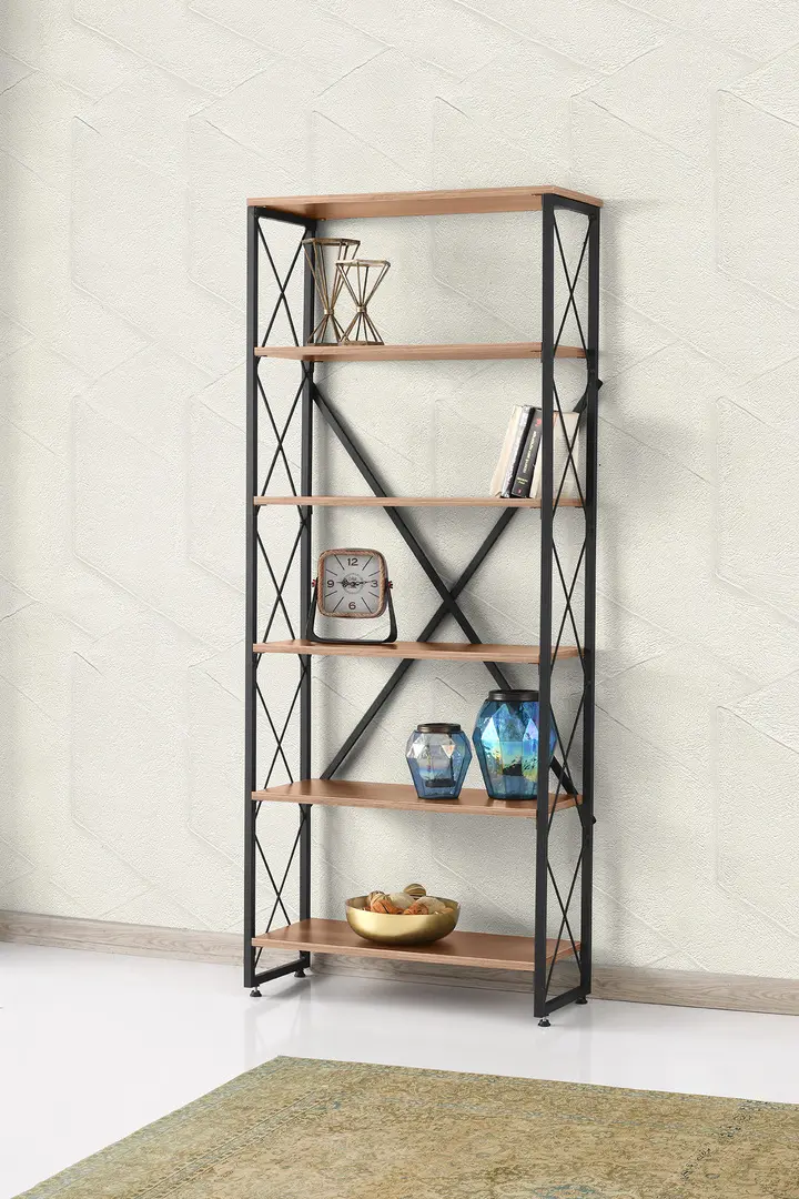 Etajera Mobiland Stil 80 (Brown/Black)
