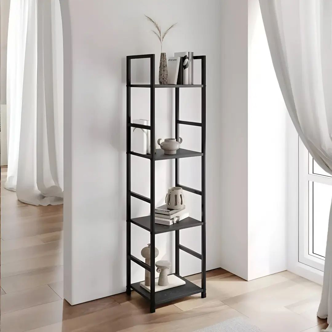 Etajera Modern Home CWJ3024112L 23.5x29x112cm (Black)