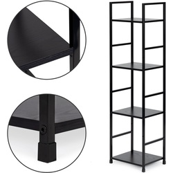 Etajera Modern Home CWJ3024112L 23.5x29x112cm (Black) Thumb