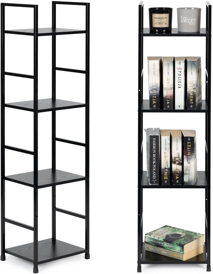 Etajera Modern Home CWJ3024112L 23.5x29x112cm (Black)