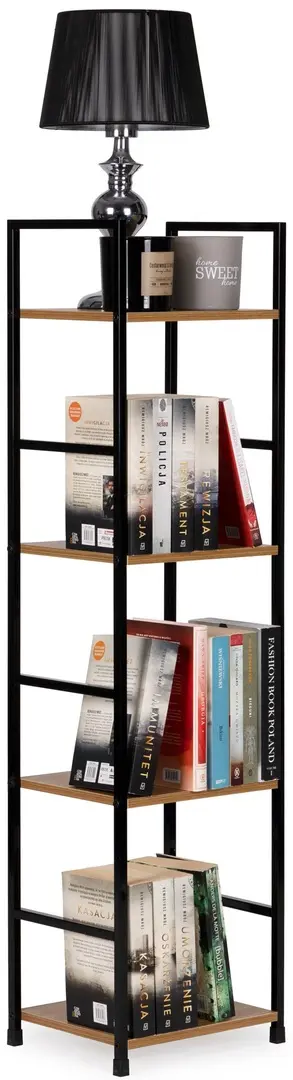 Etajera Modern Home CWJ3024112L 23.5x29x113cm (Brown/Black)