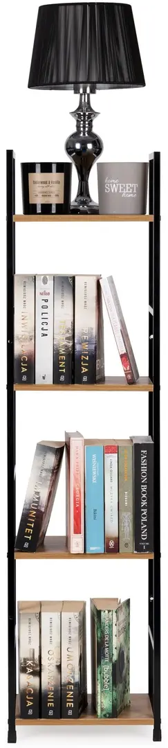 Etajera Modern Home CWJ3024112L 23.5x29x113cm (Brown/Black)