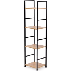 Etajera Modern Home CWJ3024112L 23.5x29x113cm (Brown/Black) Thumb