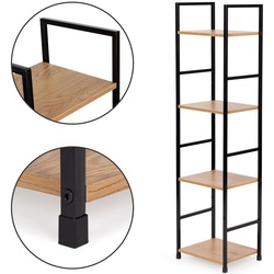 Etajera Modern Home CWJ3024112L 23.5x29x113cm (Brown/Black) Thumb