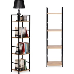 Etajera Modern Home CWJ3024112L 23.5x29x113cm (Brown/Black) Thumb