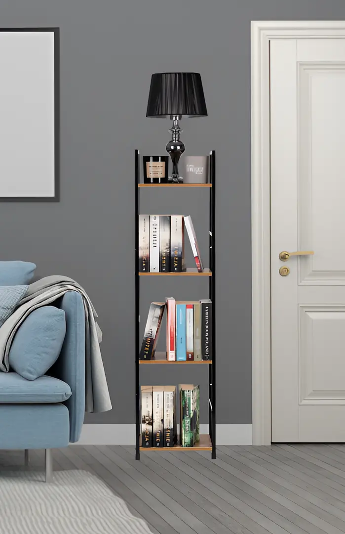 Etajera Modern Home CWJ3024112L 23.5x29x113cm (Brown/Black)