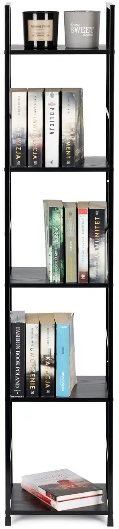 Etajera Modern Home CWJ3024144L 23.5x29x144.5cm (Black)