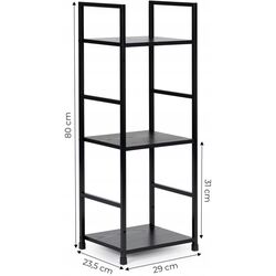 Etajera Modern Home CWJ302480L (Black) Thumb