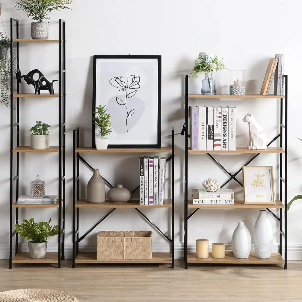 Etajera Modern Home CWJ6024112LG 23.5x58.5x113cm (Brown/Black)